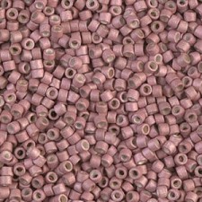 Miyuki delica Beads 11/0 - Galvanized matted pink blush DB-1166